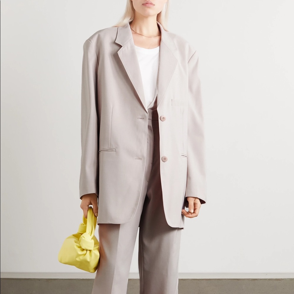 Frankie shop oversized gray pernille blazer xs/s